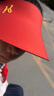 HeyBetter儿童防晒帽UPF50+无顶遮阳帽遮脸防紫外线 小红帽（红色） 均码 实拍图