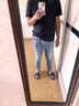 拇指白小T二代白色短袖T恤男女春夏三防纯棉白小丅打底衫上衣 男款藏青 XL 实拍图