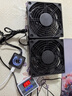 Thermalright(利民) TL-C12C 黑色12cm入门级风压扇 经典磁稳S-FDB轴承 50CM 4PIN串接PWM接头 1550转速 实拍图