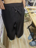 JEANSWEST CLUB真维斯冰丝休闲裤男夏季速干裤薄款百搭束脚透气运动长裤子黑色 实拍图