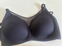 曼妮芬【芒果杯】智慧无尺码无痕内衣女士舒适无钢圈文胸均码 020 黑色均码 M F (a-c杯底围70-85c90-130斤) 实拍图