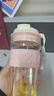 物生物（RELEA）玻璃杯大容量水杯女高颜值咖啡杯防烫泡茶杯子茶水分离杯生日礼物 实拍图