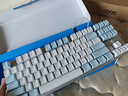 惠普（HP）GK200机械键盘有线办公游戏键盘 20种背光灯效 87键电竞键盘鼠标套装电脑外设键鼠 蓝白【键鼠套装-茶轴】 实拍图