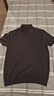 布先生男士针织短袖T恤翻领透气速干商务 矿石灰（平纹）  XL (180) 实拍图