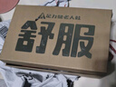 足力健老人鞋浅口单鞋女士休闲皮鞋妈妈鞋一脚蹬平底鞋 6015K米色39 实拍图