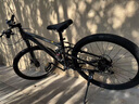 凤凰（Phoenix）上海凤凰软尾山地车自行车学生公路男变速双减震越野青少年赛车 钢架/辐条魅影灰【双减震/全轴承】 26寸27速【适合身高158-188cm】 实拍图
