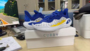安德玛（UNDERARMOUR）库里CURRY 11男女情侣运动篮球鞋3027416 蓝黄色100 3026615-100 42.5 实拍图