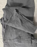 无印良品（MUJI）女式 杨柳纱织长裤 女士睡裤家居裤子25年春夏女装 FD1LFC5S 烟熏蓝色 L （165/70A） 实拍图