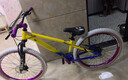 探路人土坡山地自行车变速碟刹白胎180响花鼓26寸单盘越野男女学生单车 炫彩黄蓝【白胎-180响花鼓】 26英寸 实拍图