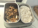 小熊（Bear）电热饭盒 加热饭盒 保温饭盒可加热 双层四胆办公室蒸煮热饭神器可预约上班族加热便当盒DFH-G16W7 实拍图