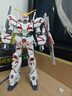 万代（BANDAI）HGUC 1/144 RX-0独角兽高达 毁灭模式 高达拼装模型玩具 实拍图
