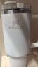 STANLEY巨无霸吸管杯水杯保温杯大容量办公车载不锈钢杯子1.18L-米白色 实拍图