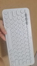 罗技（Logitech）时尚系列K380蓝牙键盘 无线键盘Mac笔记本平板IPAD电脑静音键盘安卓手机多设备超薄家用巧克力按键 芍药白 实拍图