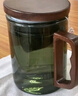 臻厨聚泡茶杯茶水分离玻璃杯办公室茶道喝茶耐热加厚带过滤男士高档水杯 烟青色 500ml 大容量泡茶杯 实拍图
