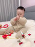 中国黄金（CHINA GOLD）足金小胖福手链男女孩金坨坨长命锁编织手绳周岁生日礼物送宝宝 【今/次日达】小胖福手绳【A款红绳】约0.5g 实拍图