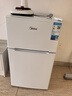 美的（Midea）88升迷你双开门小冰箱租房宿舍办公室小型家用双温可冷冻冷藏节能BCD-88CM 实拍图