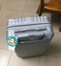 大嘴猴（paul frank）拉杆箱行李箱清新女学生轻音万向轮男旅行箱拉链密码出差大容量箱 银灰色轻音防刮拉链款 24英寸 /黄金尺寸多数客户选择 实拍图