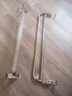 居臣仕304不锈钢折叠双杆毛巾架免打孔卫生间毛巾杆置物架毛巾挂杆加长 折叠双杆 304不锈钢带挂钩 69cm 实拍图
