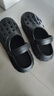 奥康（Aokang）洞洞鞋男士夏季沙滩凉鞋户外休闲踩屎感eva防滑防臭凉拖鞋男外穿 黑色 42 -43 【适合41-42】 实拍图