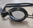 速比涛（Speedo）Edge进口精工泳镜高清防水防雾游泳装备男女通用 黑色/烟灰 实拍图