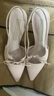 CHARLES&KEITH缎面蝴蝶结尖头高跟凉鞋女生日礼物新年礼物送女友CK1-60361556 Light Pink浅粉色 35 实拍图