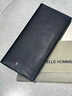 ELLE HOMME法国品牌钱包男头层牛皮男士真牛皮短款高档生日礼物送男友老公 头层牛皮/8601501-3长/款 实拍图