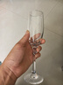 CLITON水晶香槟杯套装红酒白葡萄酒杯高脚杯一对起泡酒葡萄酒杯185ml2支 实拍图