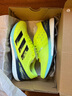 adidas ADIZERO BOSTON 9超轻马拉松boost专业竞训跑鞋男阿迪达斯 白色/银色/蓝色   40.5 实拍图