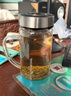 希诺（HEENOOR）单层玻璃杯带手柄办公室泡茶杯带把手水杯2024新款杯子 D大容量手柄玻璃杯 600ml 实拍图