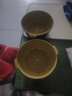 双层塑料洗菜盆沥水篮子厨房神器多功能客厅家用水果盘洗水果菜篮 青黄色 2个 实拍图