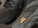 品牌断码25春季新款男鞋防滑软底跑步鞋轻便运动鞋旅游鞋休闲鞋 AD5566黑金 42 实拍图