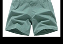 【可放手机】冰丝速干运动短裤跑步三分裤情侣款沙滩裤短裤运动裤 军绿 2XL （推荐140-155斤） 实拍图