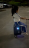 Airwheel爱尔威电动行李箱可骑行拉杆箱可坐可代步铝框箱包20英寸登机箱 实拍图