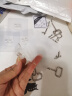 创艺老匠 挂钩12只装免打孔粘钩强力 厨房挂钩不锈钢透明无痕门后挂衣钩 实拍图