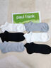 PAUL FRANK100%纯棉袜子男士夏季软绵绵舒适款防臭透气防掉跟10A抗菌休闲袜 实拍图