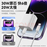 OKSJ适用苹果充电器充电线30W快充套装氮化镓iphone1314Pro/max/plus【品牌盒装】充电头+编织数据线 实拍图