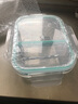普瑞凯特（Perstlye） 耐热玻璃饭盒保鲜盒微波炉保温便当盒袋 长两全分隔 单件装 1040ml 实拍图