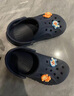 crocs卡骆驰贝雅儿童洞洞鞋男女童户外包头沙滩鞋拖鞋/207013/207012 深蓝色-410 30 (180mm) 实拍图