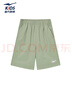 鸿星尔克（ERKE）童装男女大小童涤纶夏季速爽透气五分短裤胶囊绿160 实拍图