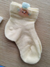 十月结晶婴儿袜子春夏网眼男女宝宝透气新生儿中筒袜子 3双 实拍图