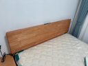 林氏家居全实木床双人床1.8m1.5米主卧大床原木风家具排骨架小满系列PK13A 【低铺】全实木床+床头柜*1 1.5米x2米 实木排骨架 实拍图