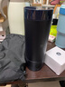 米家小米电热水杯加热杯热水壶 保温烧水杯 350ml迷你便携式旅行出差 智能恒温 316L不锈钢内胆 藏蓝色 实拍图