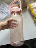 希乐运动水杯男女tritan材质健身水杯大容量网红学生塑料杯2.0L莲花红 实拍图