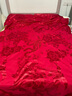 水星家纺结婚大红婚庆四件套喜庆大提花婚庆床上用品套件婚嫁床单被套套组 华颂牡丹-四件套 1.5m床（被套：200×230cm） 实拍图