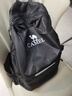 骆驼（CAMEL）轻便双肩背包男纯色折叠包户外休闲旅行登山包女 133DB02006 黑色 实拍图