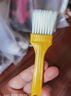 塑料清洁毛刷长柄扫灰油漆刷烧烤刷薄柄刷子键盘画笔石板刷硬毛刷 8号板刷10个装-毛宽2cm 实拍图