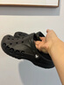 crocs卡骆驰洞洞鞋贝雅男鞋女鞋轻便耐磨一脚蹬拖鞋休闲鞋|10126 黑色-001 44 (280mm) 实拍图