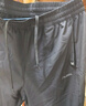 骆驼（CAMEL）速干运动裤男透气梭织直筒裤子 C13BA6L6374 城堡灰 L 实拍图