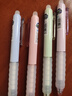 爱好（AIHAO）按动可擦中性笔0.5mm小学生摩易擦st头热可擦练字笔晶蓝色4支/盒 GP2711 实拍图