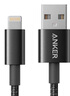 ANKER安克 MFi认证苹果充电线2.4A适用苹果14/13Pro/12/11/iPad手机USB-A转Lightning尼龙材质1.8m黑 实拍图